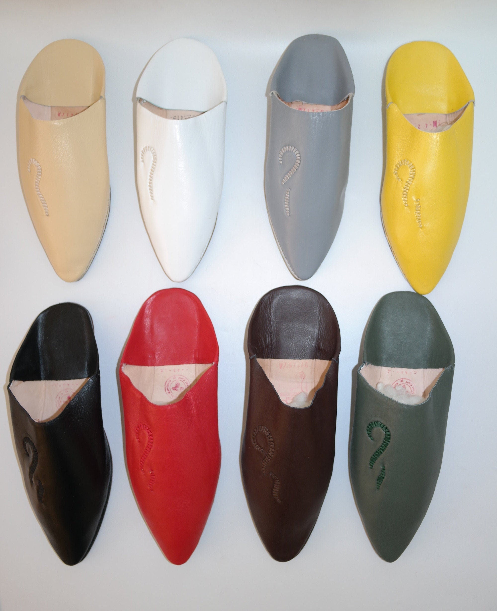 ☆商品は直営店☆ Art Of Handmade Moroccan Men´s Slippers Babouche Classic Pointed  Men Shoe